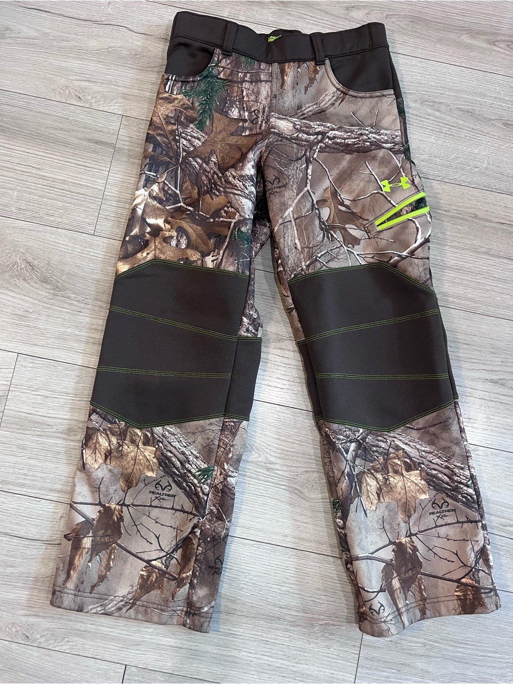 Under Armour Boys Storm ColdGear Camo Hunting Snow Pants Realtree Size M Youth